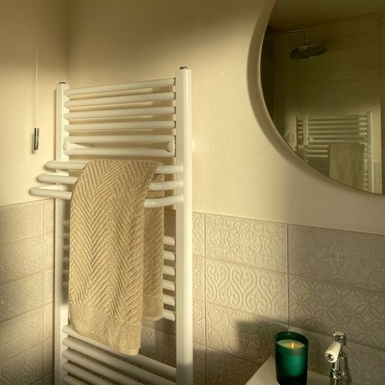 Zanzibar Blanco Gloss Ceramic Brick Tile