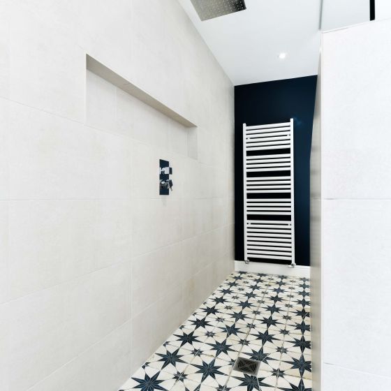 Fired Star Blue Tiles
