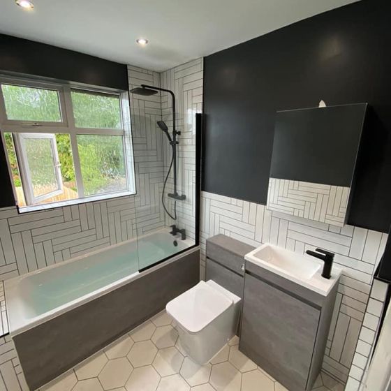 Concrete Cloakroom Vanity Unit