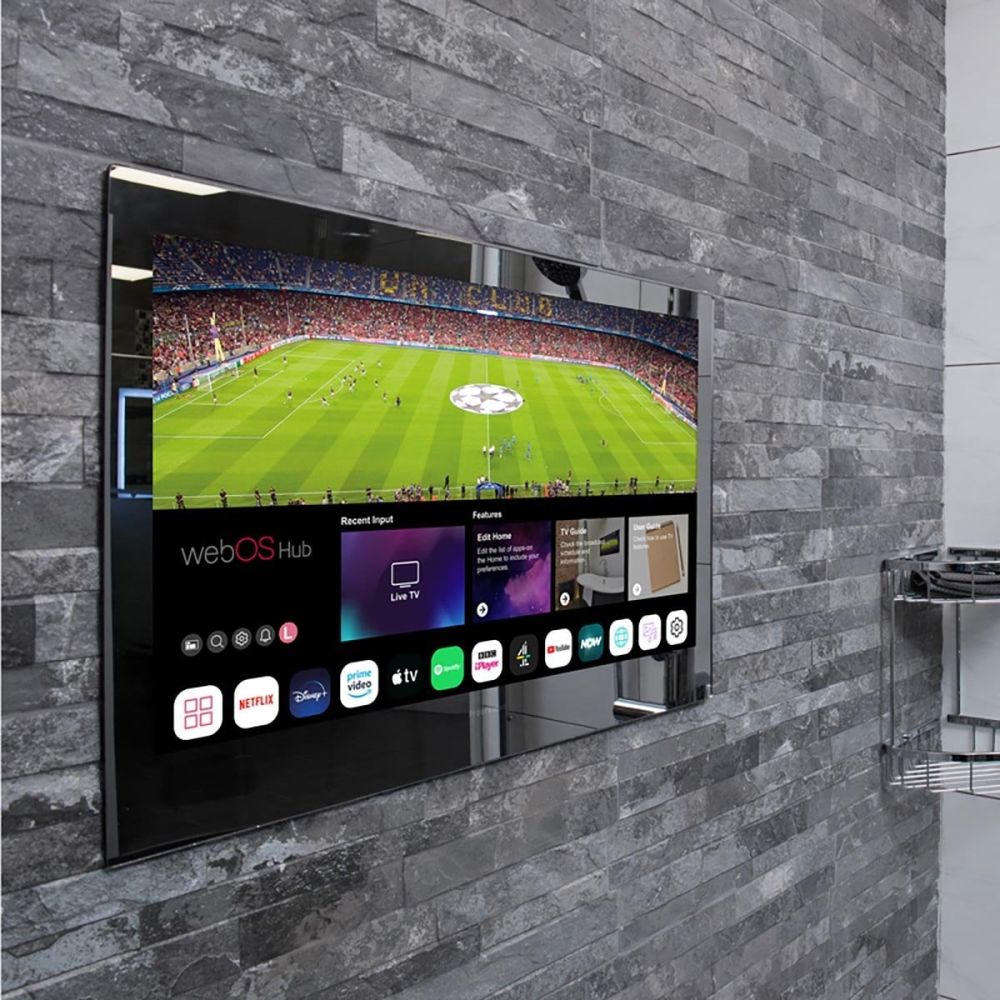 ProofVision Mirrored 24" Waterproof Smart Bathroom TV - PVB24MW
