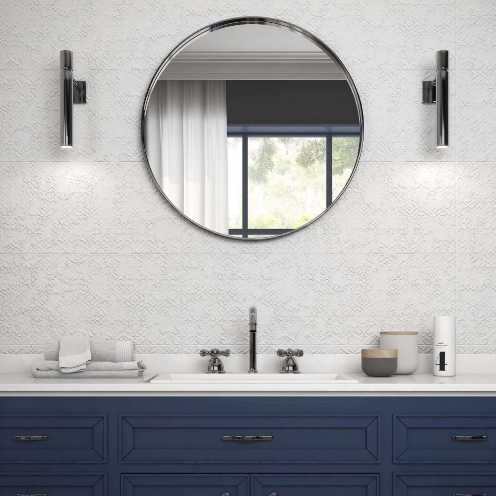 Carter Hera Blanco Matt Ceramic Tile 900x300mm