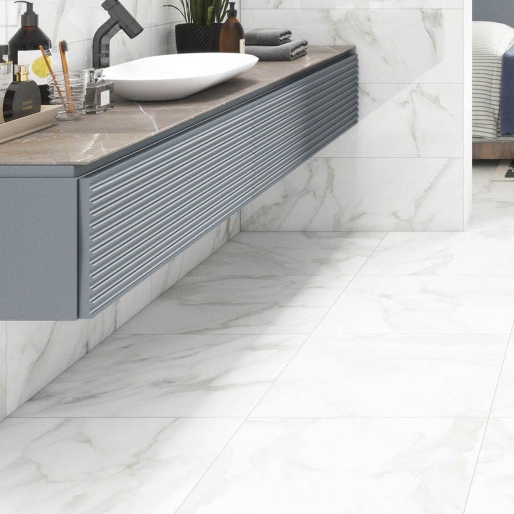 Marbella Marron Matt Porcelain Floor Tile 600x600mm