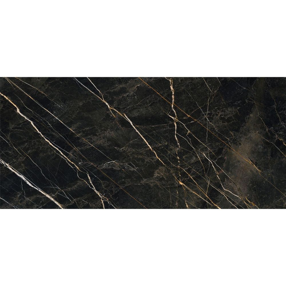 Supernova Black High Gloss Porcelain Tile - 1200x600mm