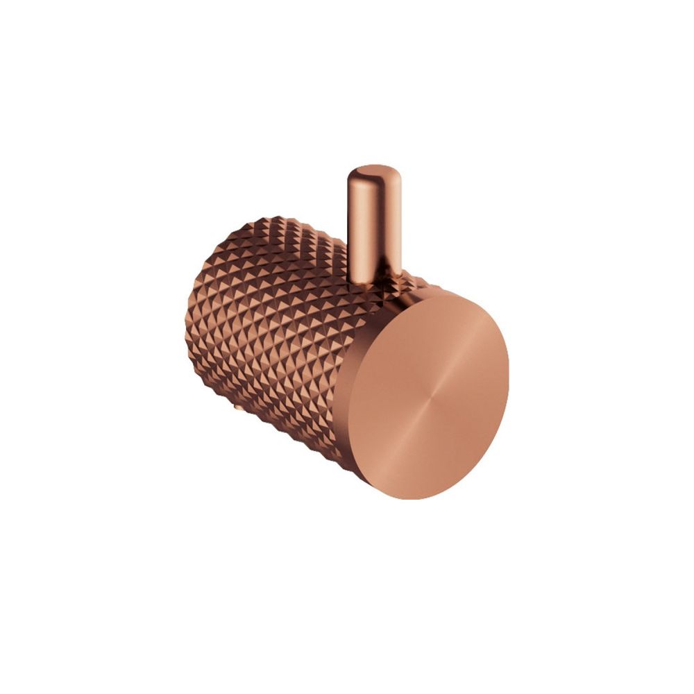 Moray Satin Bronze Knurled Robe Hook