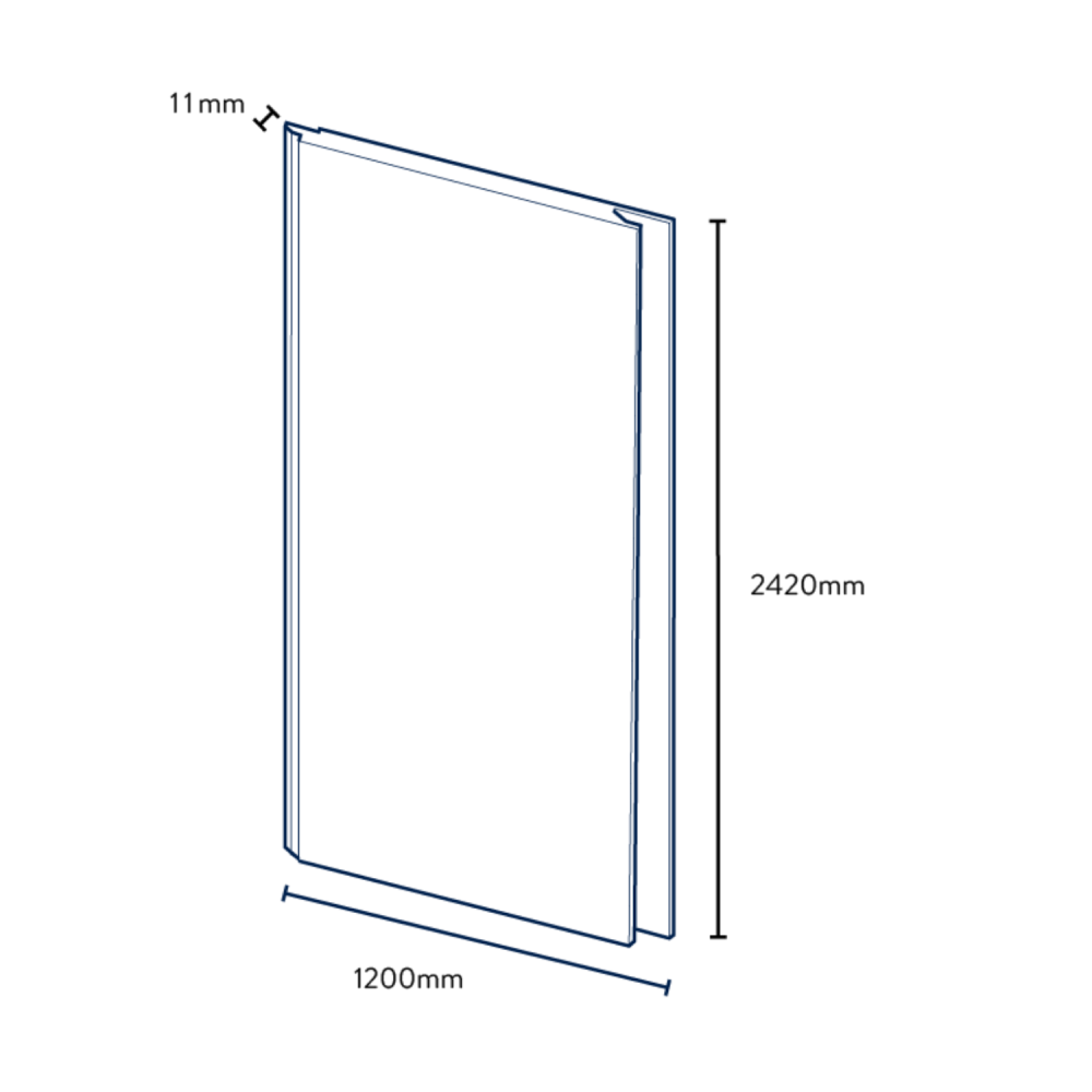 Tongue & Groove Waterproof Shower Wall Panel