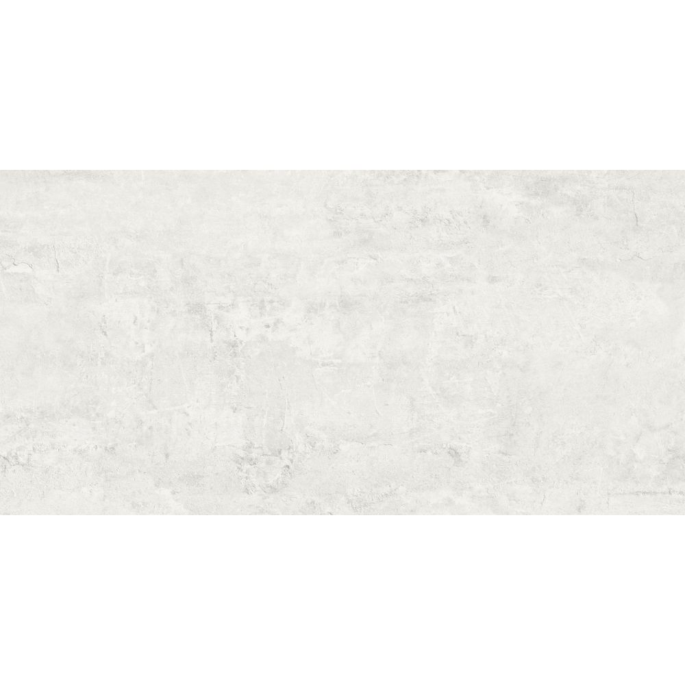 Donovan White Concrete Effect Porcelain Tile 600x1200mm