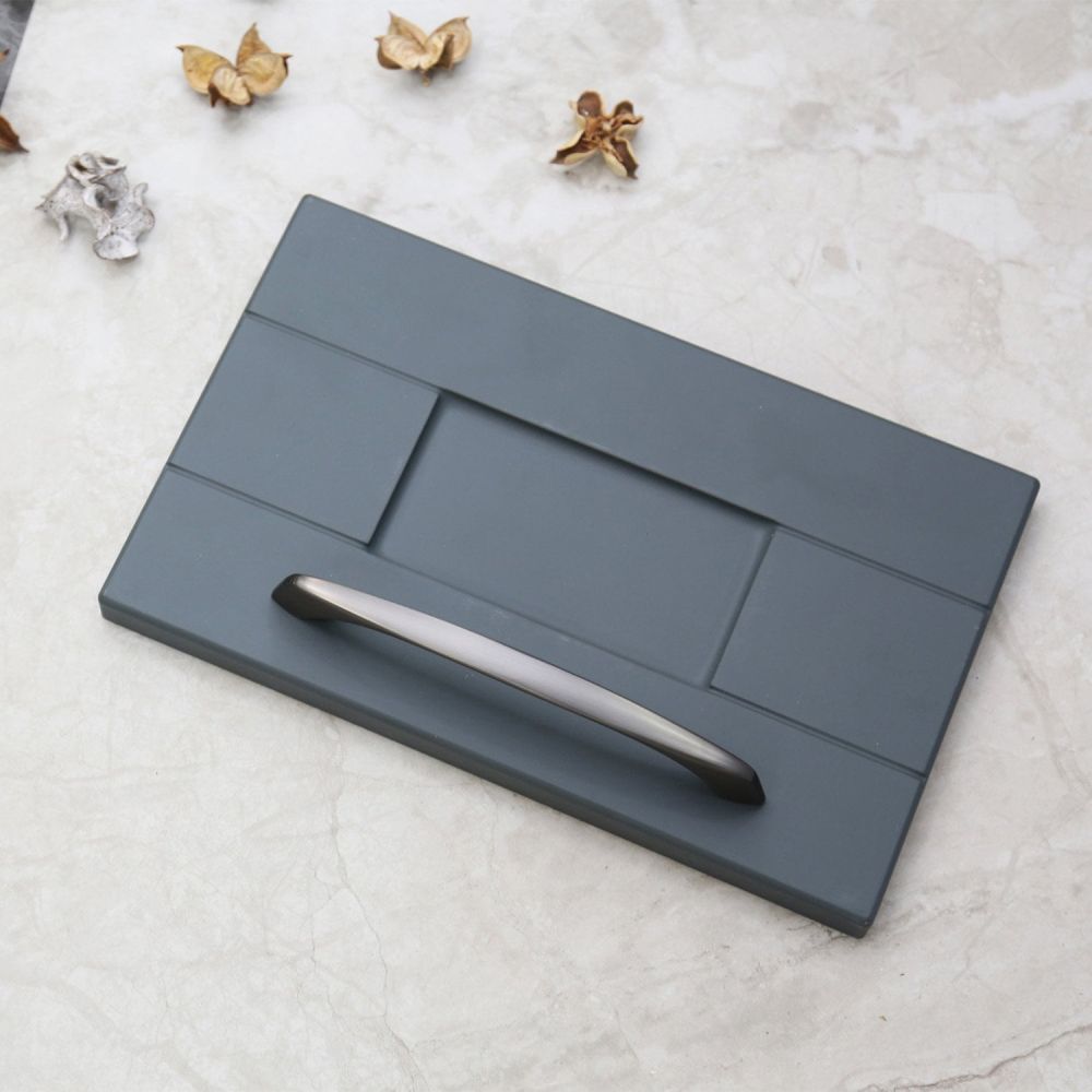 Sleek Brushed Nickel Handle