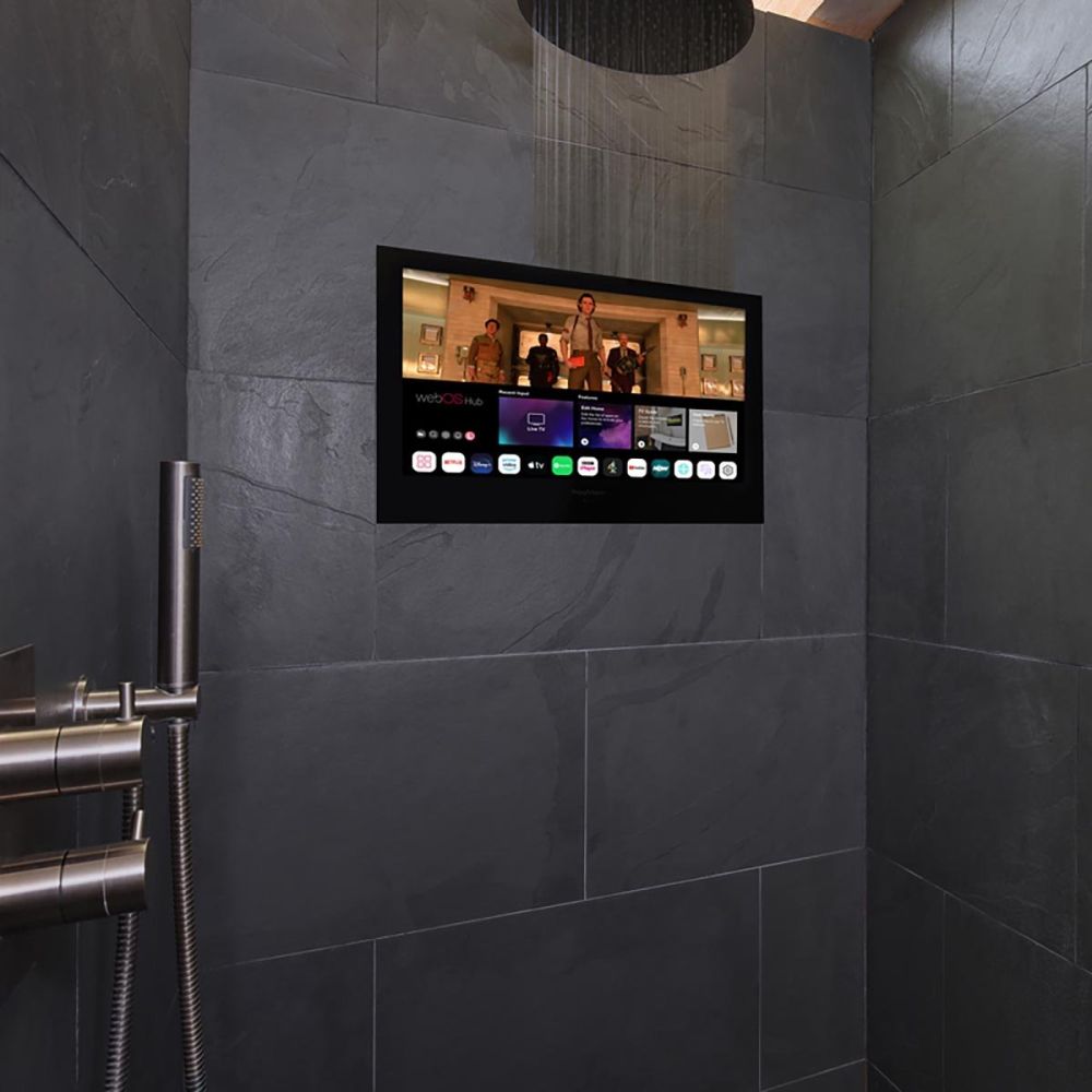 ProofVision Black 43" Waterproof Smart Bathroom TV - PVB43BW