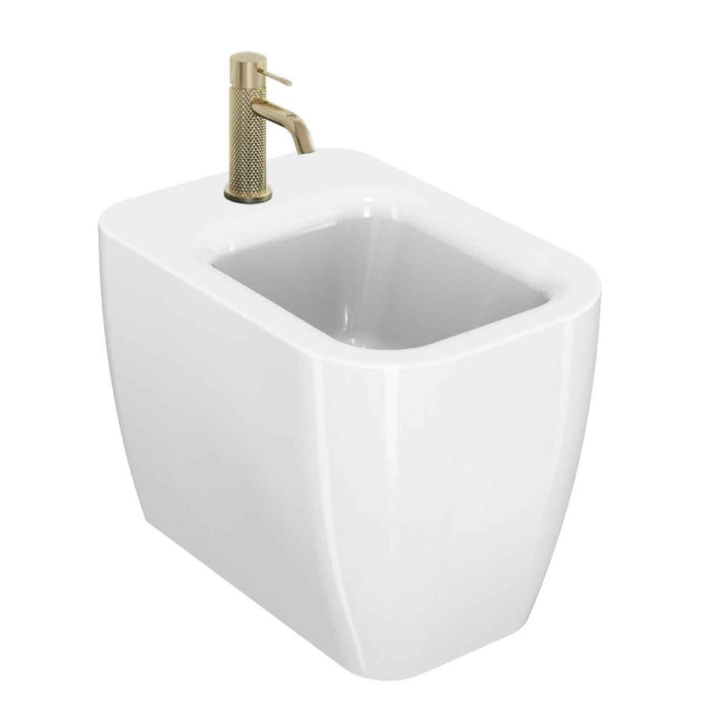 Micheli Gloss White Back to Wall Bidet