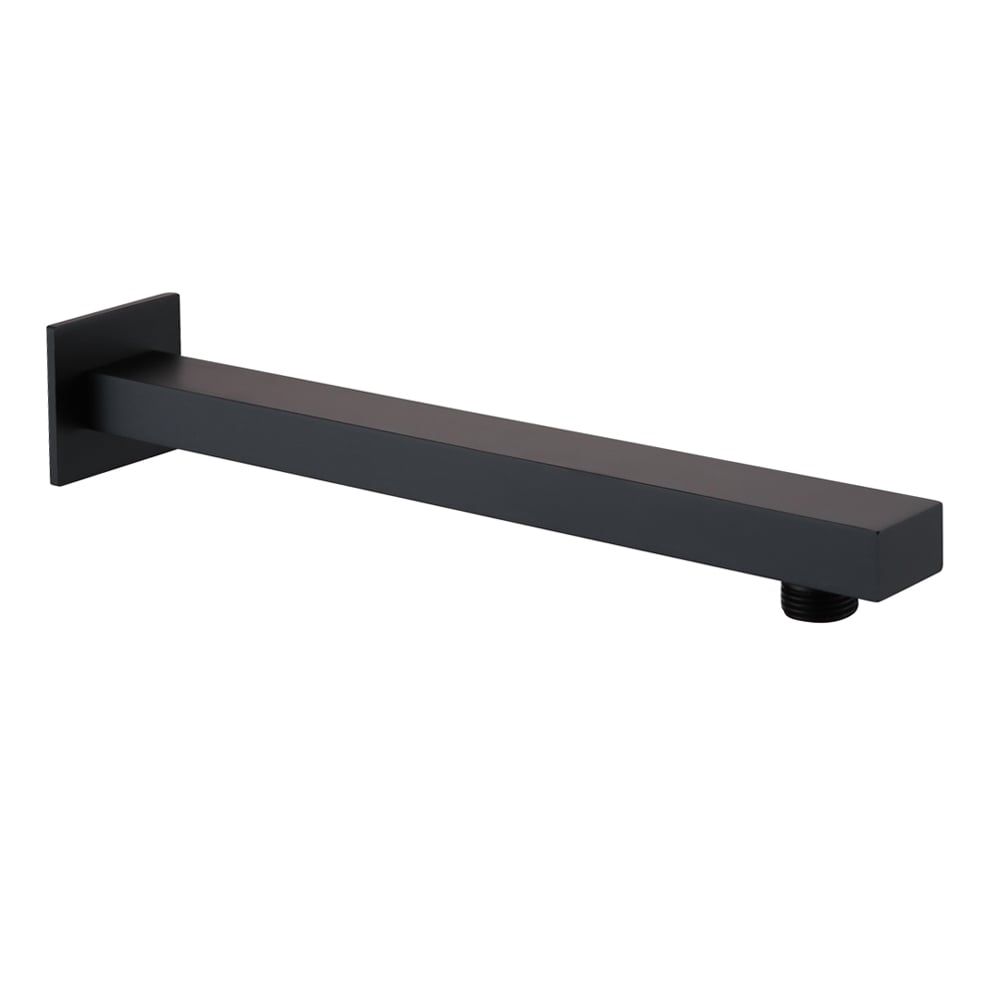 Square Shower Arm – Matt Black
