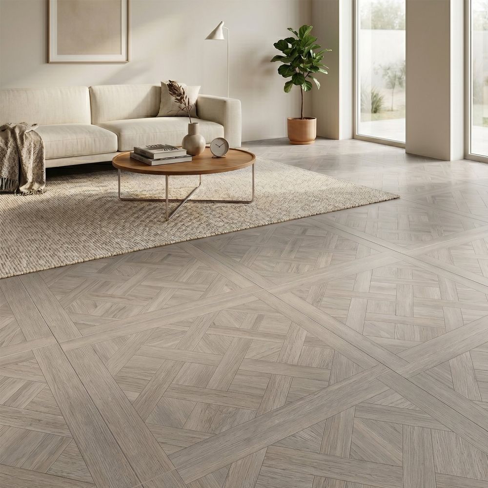 Marmara Ash Parquet Wood Effect Porcelain Tile 1000x1000mm