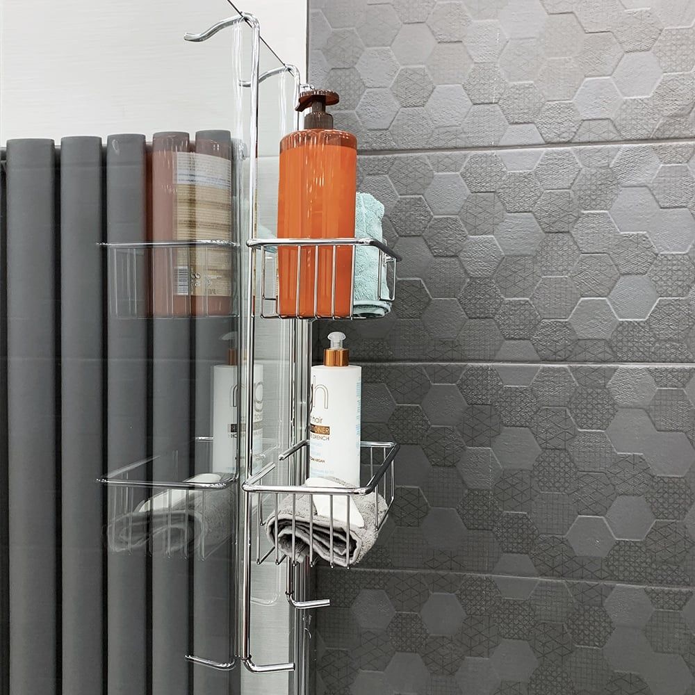 Double Chrome Shower Caddy