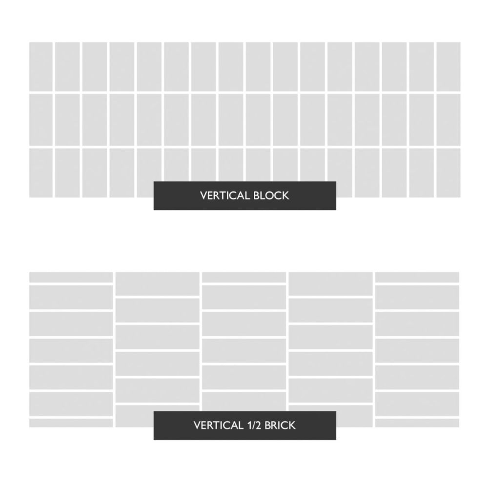 Metro Light Grey Ceramic Brick Tile 100x200mm