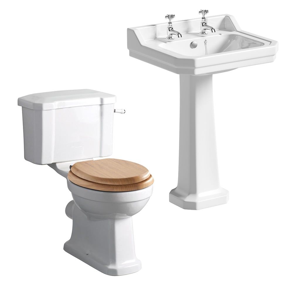 Claydon Traditional Toilet & Basin Suite