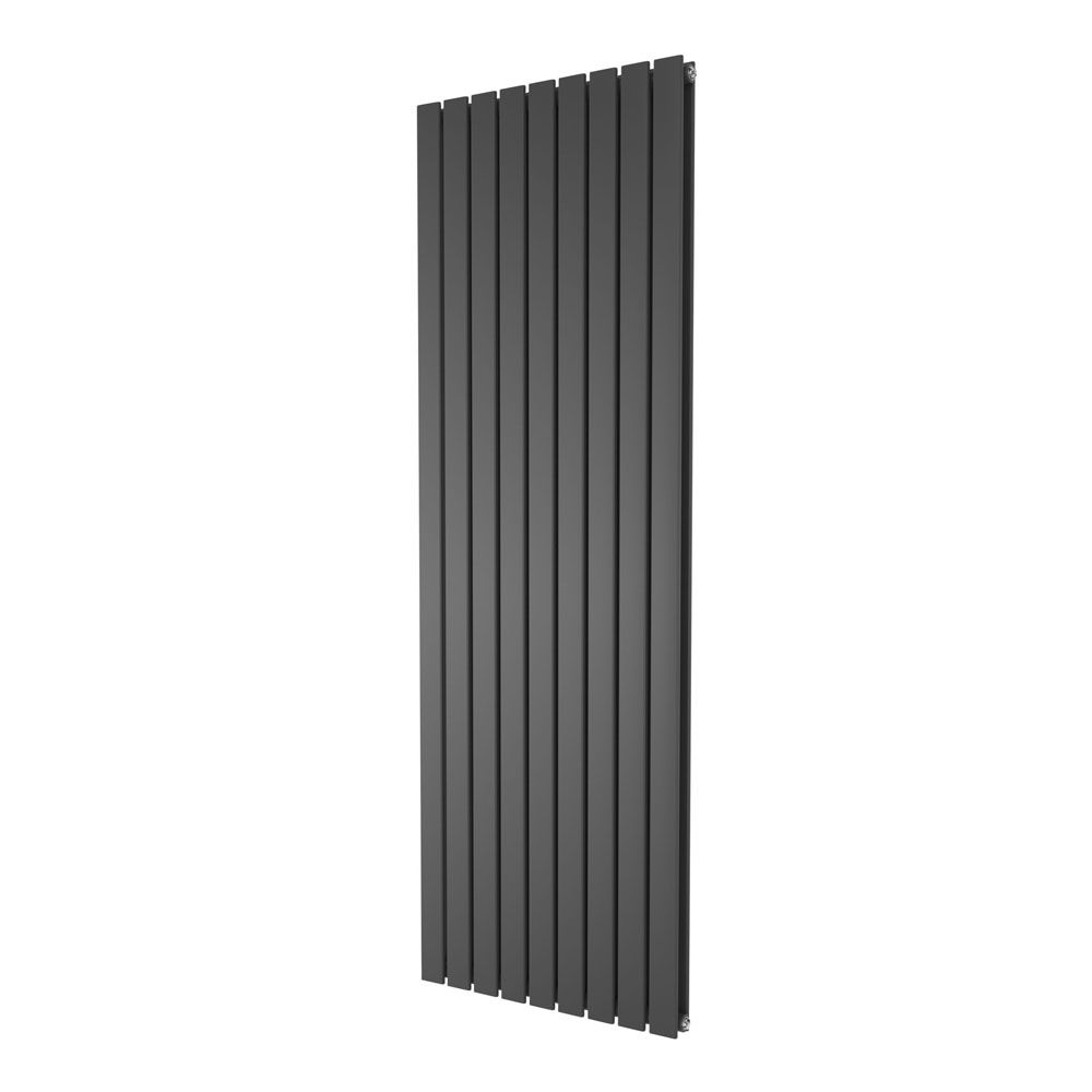 Perth Grey Double Vertical Flat Panel Radiator 1800x610mm