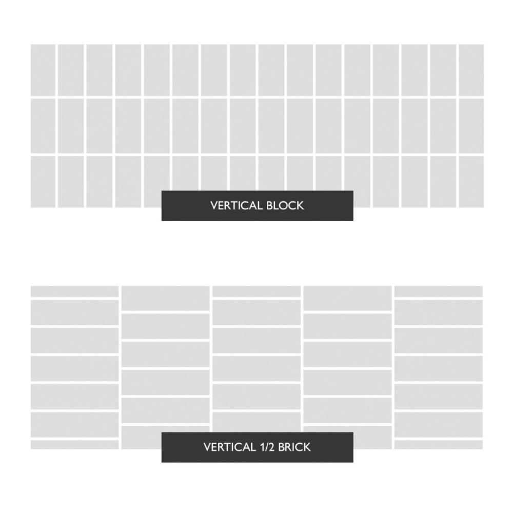 Metro Bisel Grey Ceramic Brick Tile 100x200mm