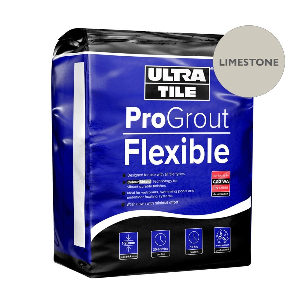 ProGrout Flexible Limestone Grout 3kg