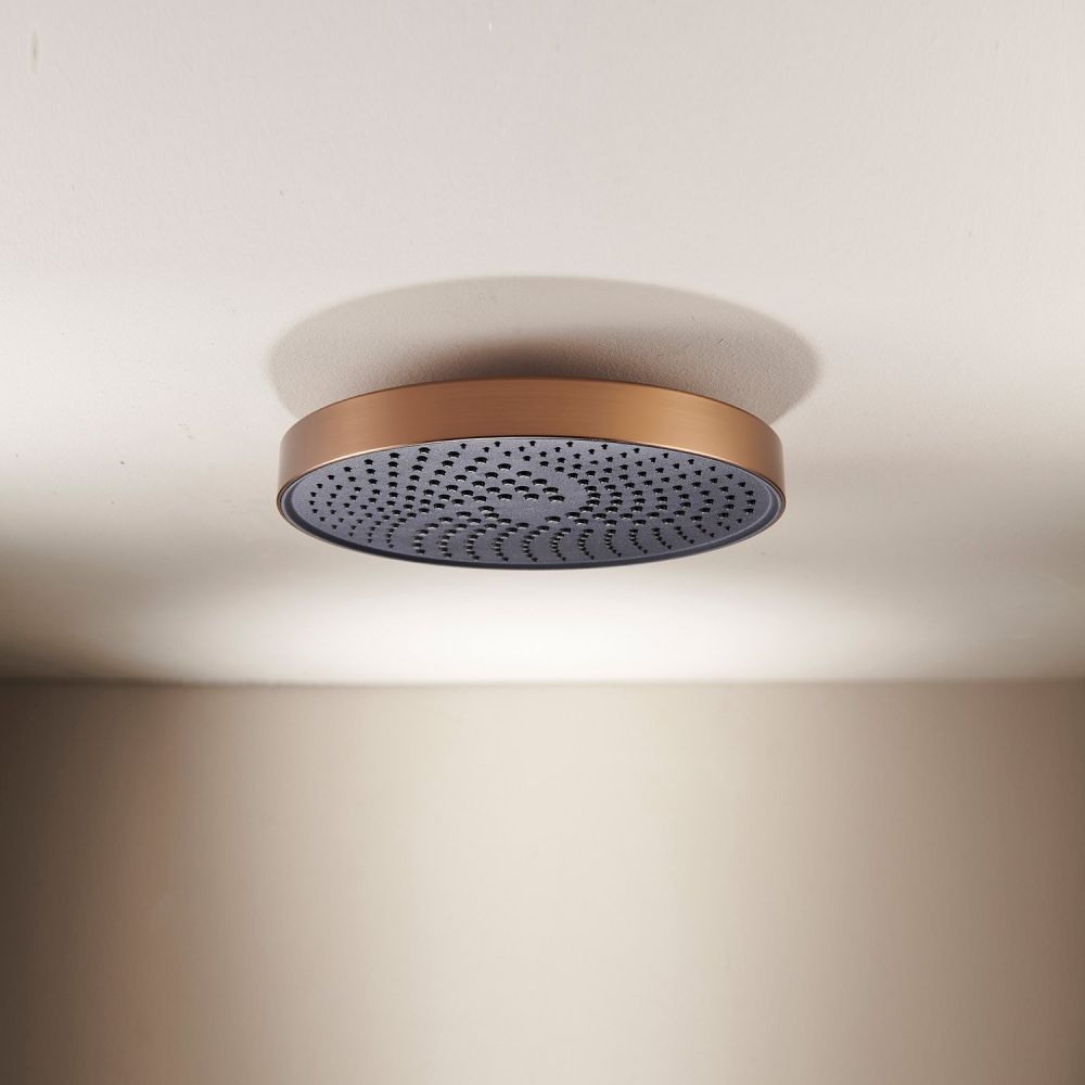 Manisa Brushed Bronze Round shower head