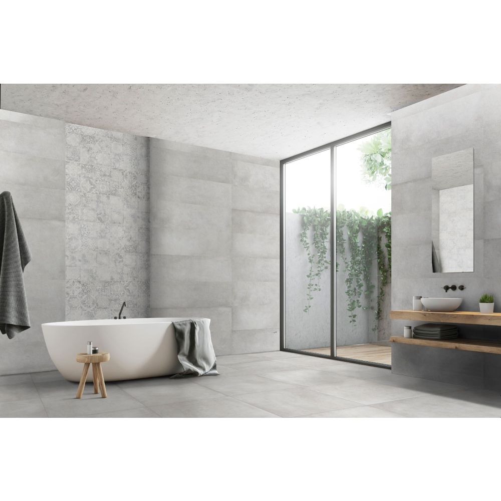 Lancer Decor Hidraulico Pattern Matt Ceramic Tile 300x900mm