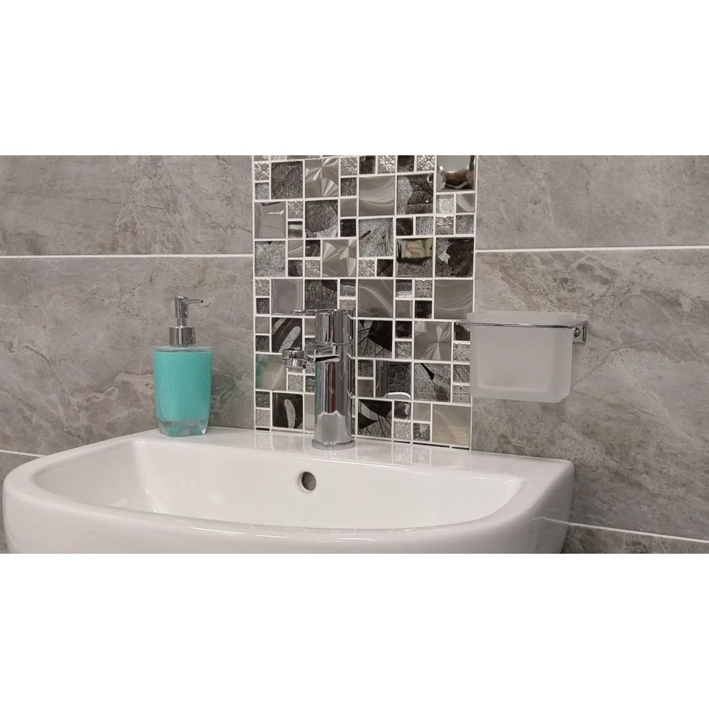 Sirius Modular Mosaic Styled with Freestanding Bath
