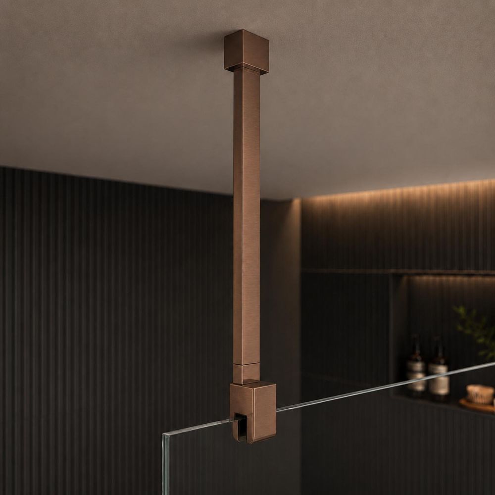 Oxford Bronze Shower Screen Ceiling Support Arm 800mm