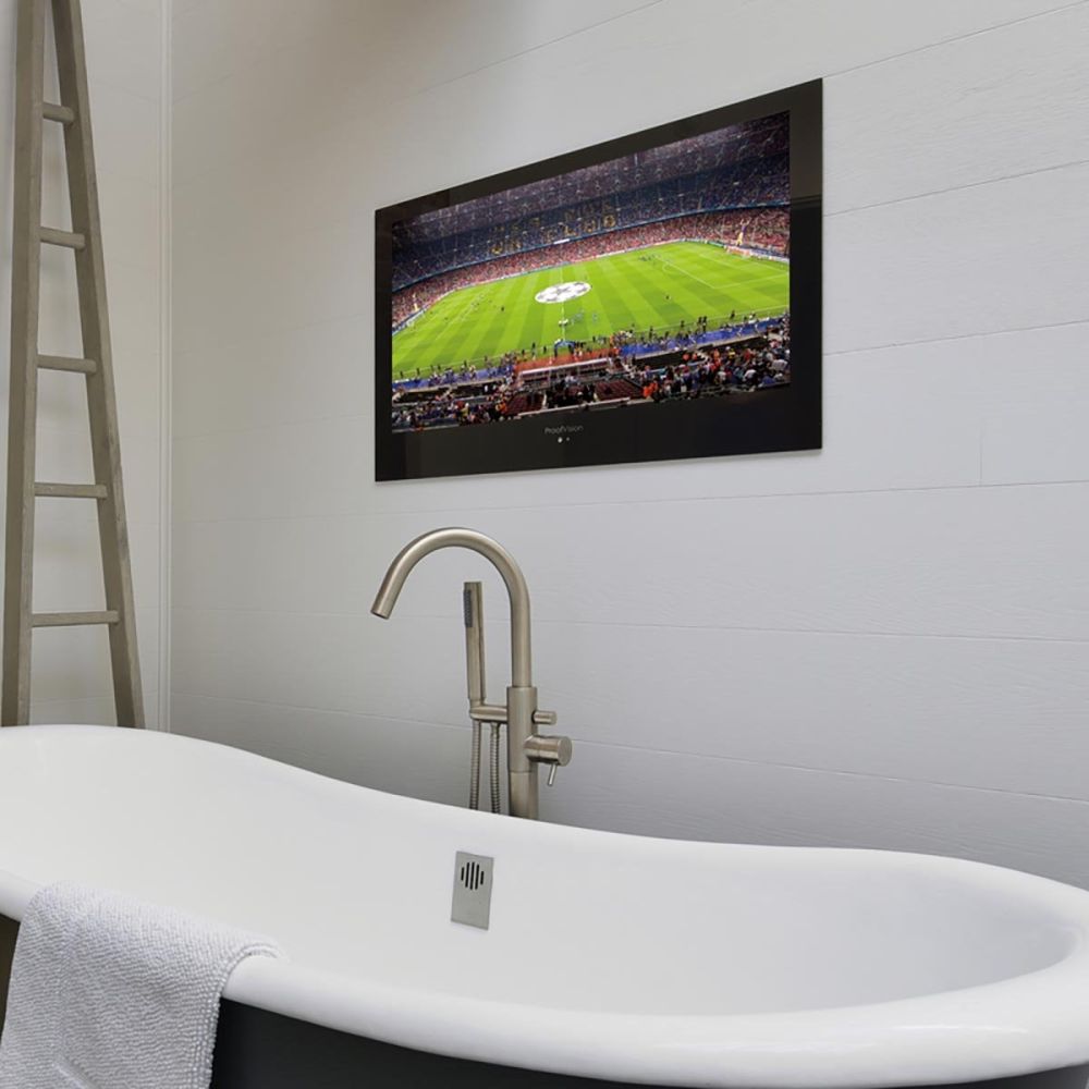 ProofVision Black 43" Waterproof Smart Bathroom TV - PVB43BW