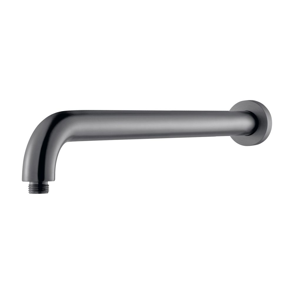 Flint Gunmetal Round Shower Arm