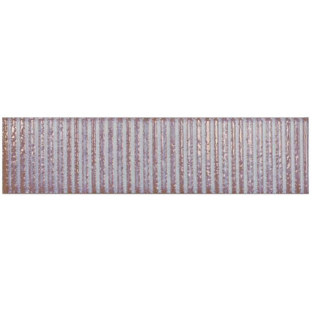 Canillo Garnet Pink Gloss Ceramic Brick Tile 300x75mm