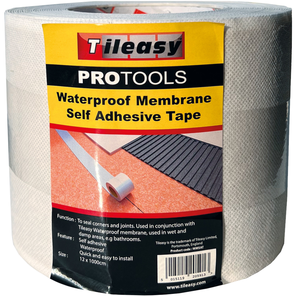 Tileasy Waterproof Membrane Self Adhesive Tape, 10m