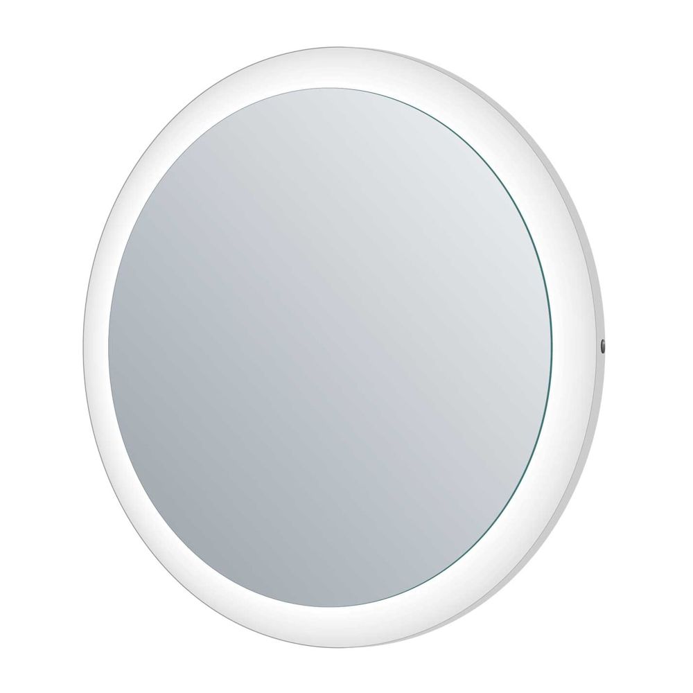 Zia Circle Round LED Illuminated Bathroom Mirror 600x600mm