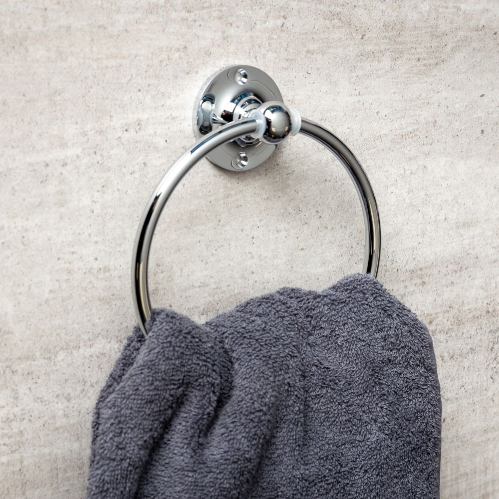 Cambridge Chrome Towel Ring 170mm