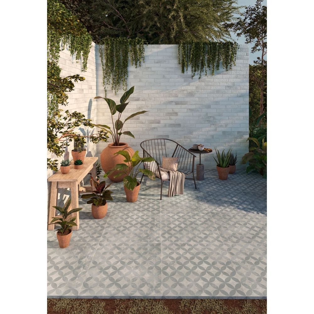 Geneva Dotstar Outdoor Matt Porcelain Tile 610x610mm