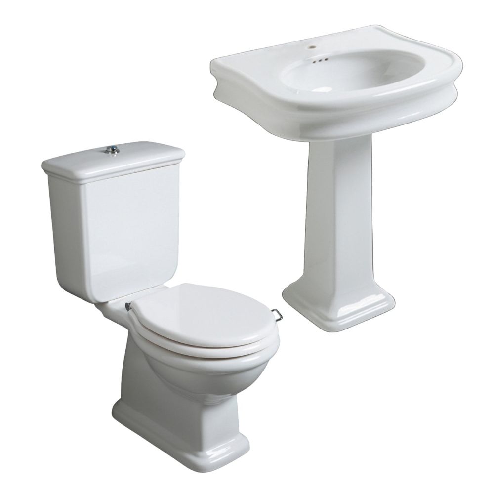 Laine Traditional Toilet & Basin Bathroom Suite