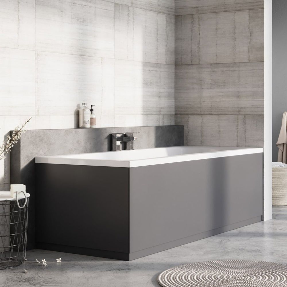 Ellis Charcoal Front Bath Panel 1800mm