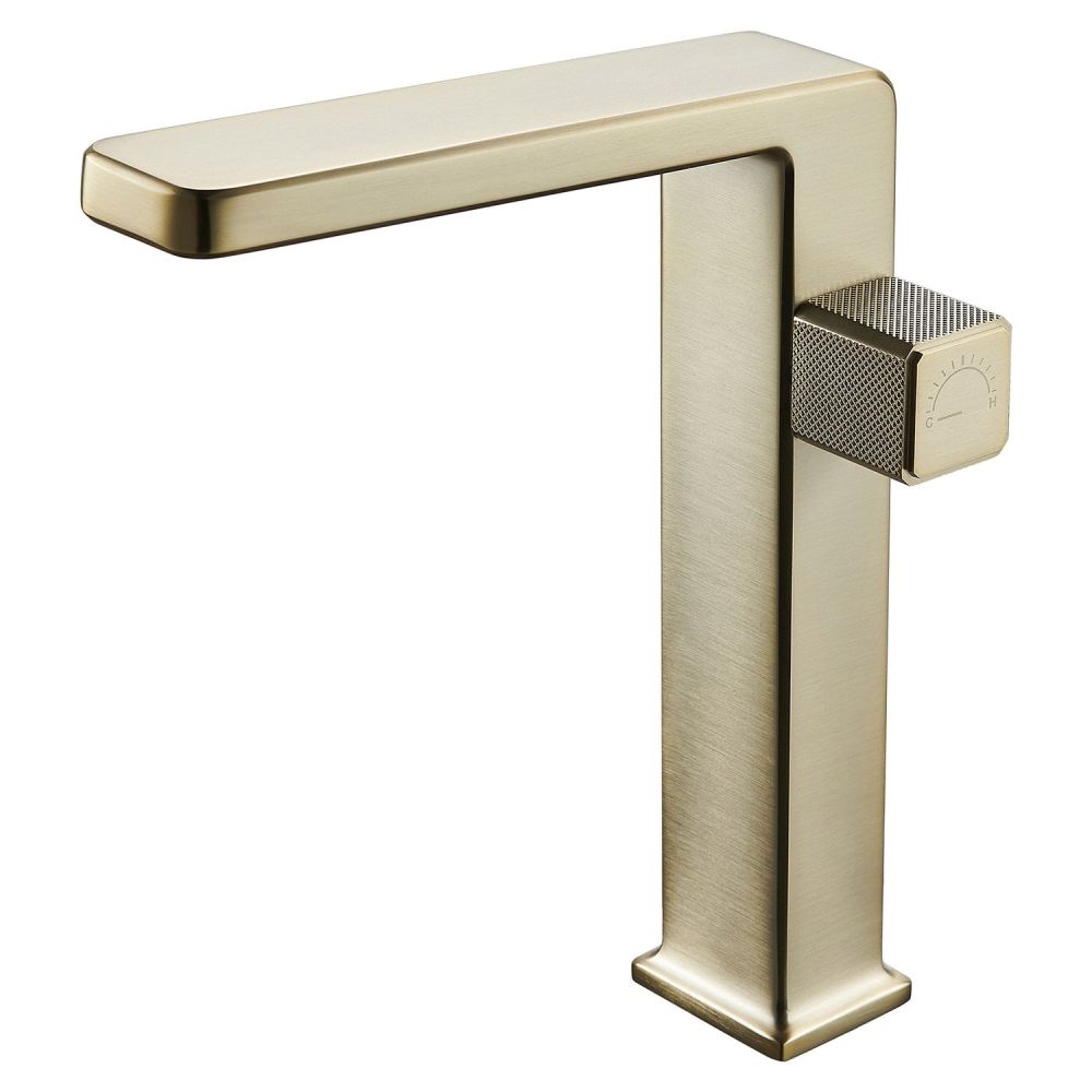 Flint Champagne Gold Tall Basin Mono Tap