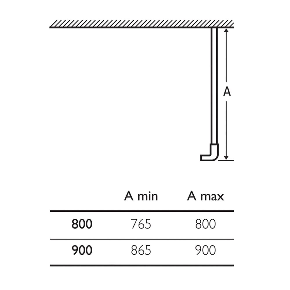 Fabio Brushed Nickel Shower Side Panel Dimensions