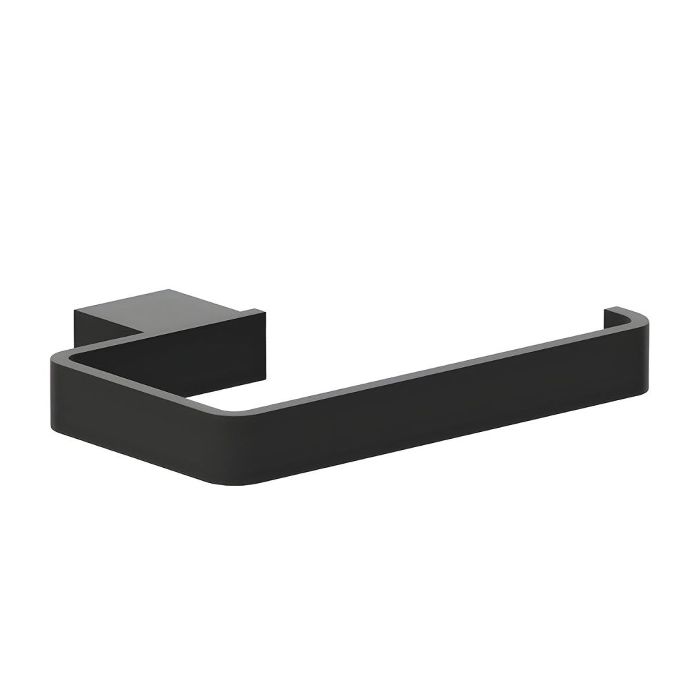 Elora Matt Black 4-Piece Bathroom Accessory Set