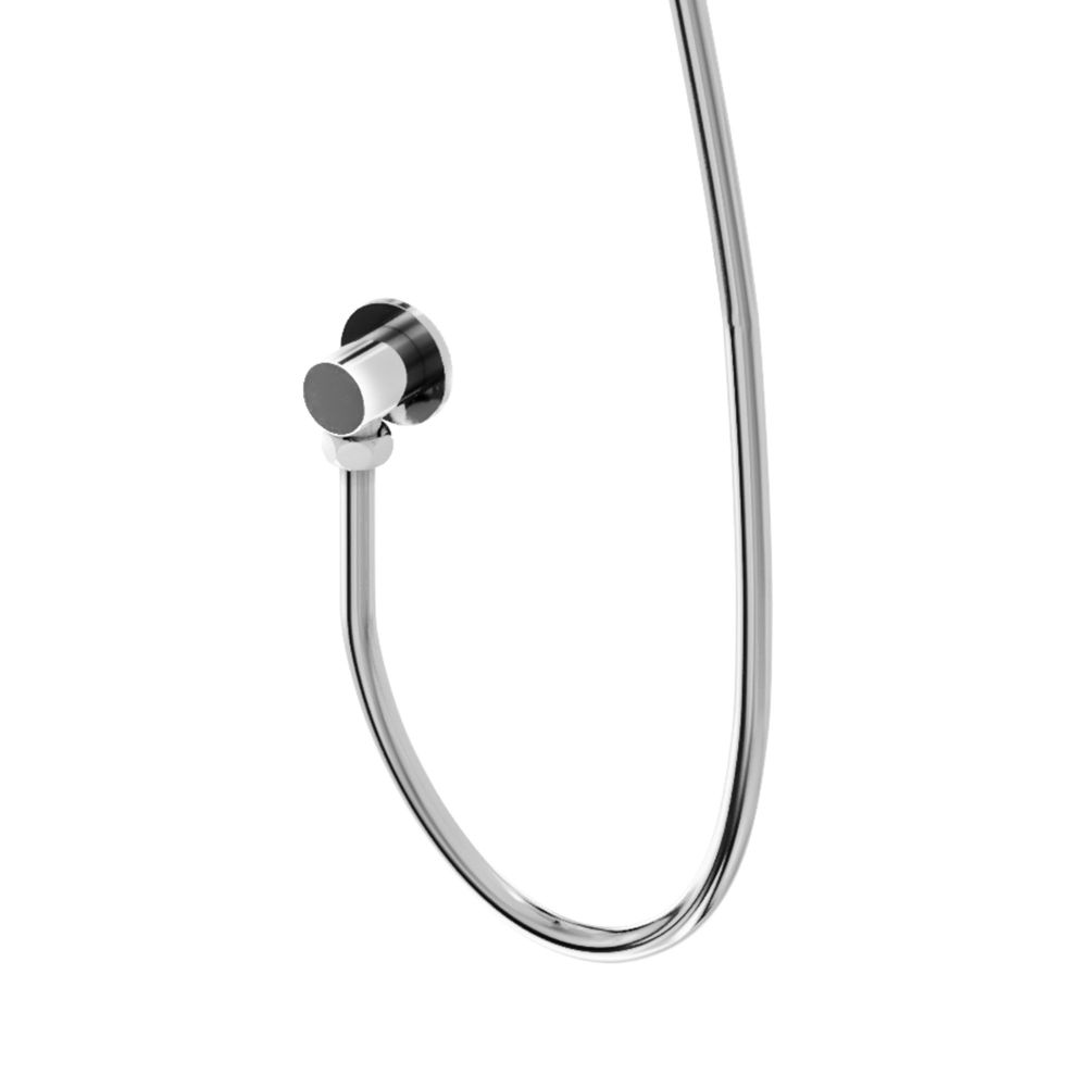 Elora Chrome Round Concealed Valve Shower Slide Rail Pack
