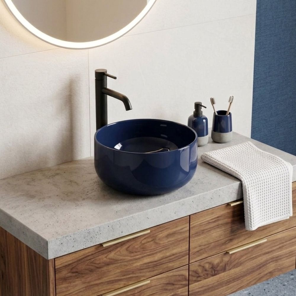 Verity Capri Gloss Round Countertop Basin