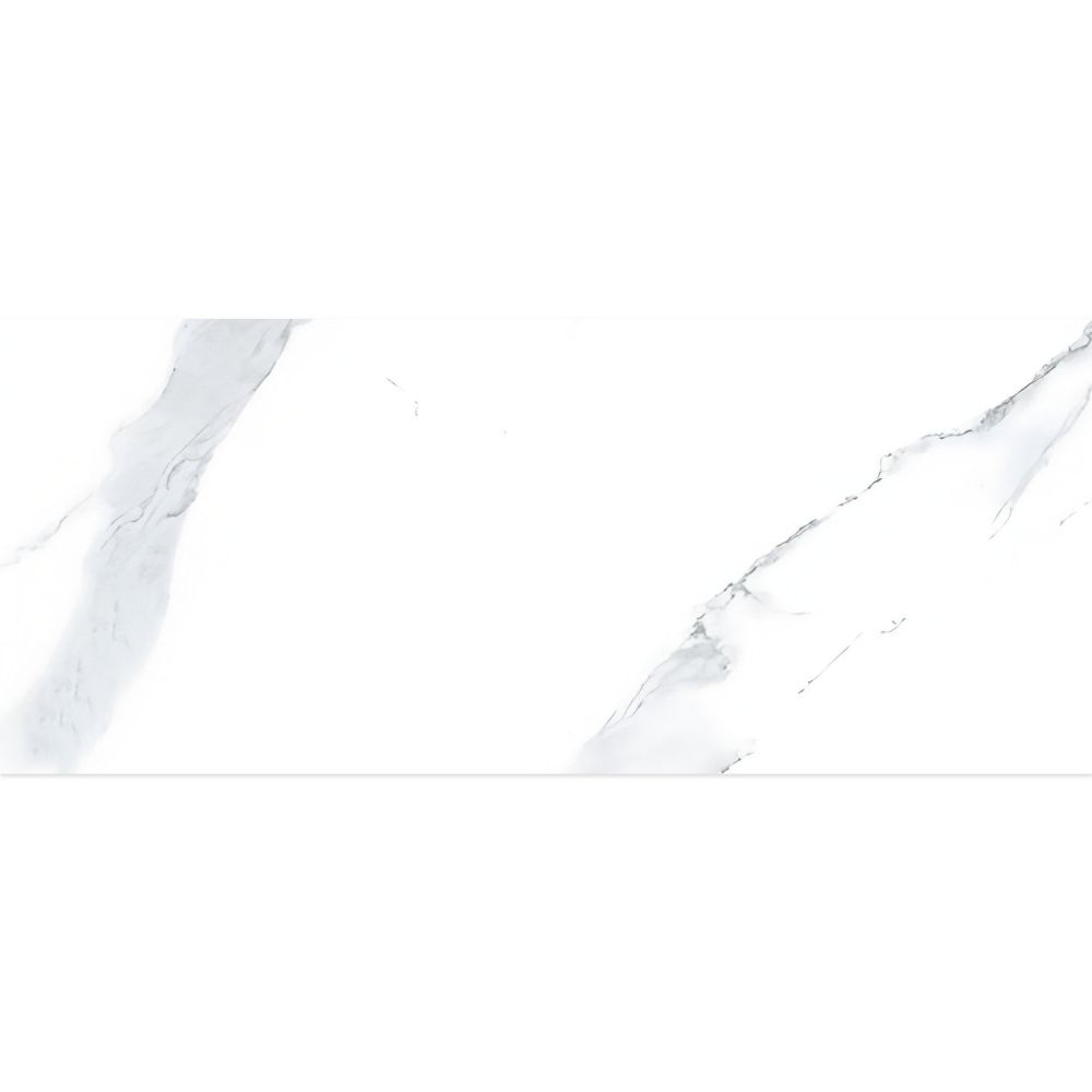 Pristina Carrara Marble Matt Waterproof PVC Shower Wall Panel 1000x2400mm