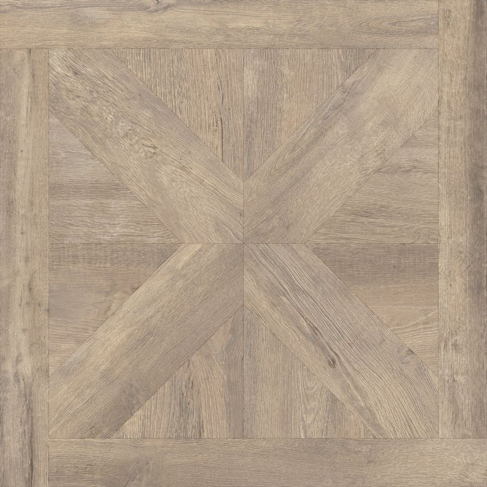 Aspen Taupe Parquet Wood Effect Porcelain Tile - 1000x1000mm