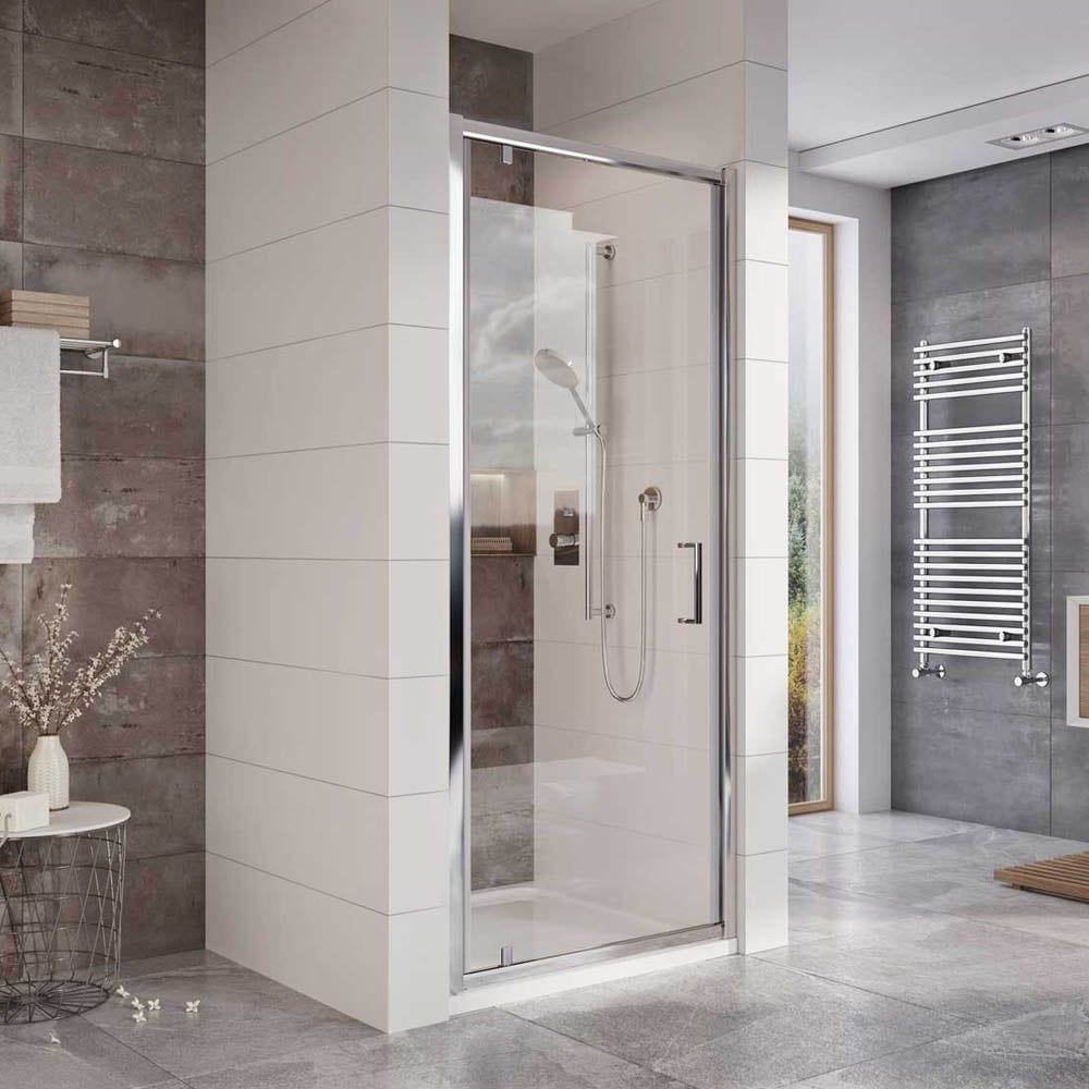 Fabio Chrome Pivot Shower Door