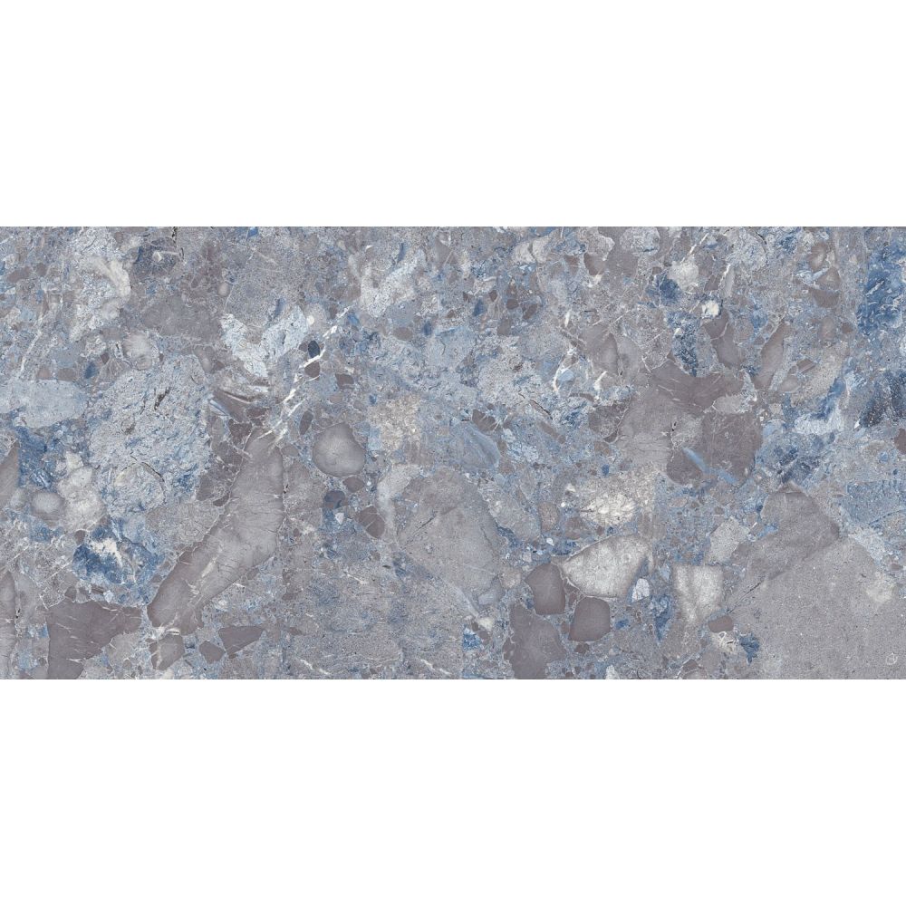 Stevenage Blue Rocker Porcelain Tile - 1200x600mm