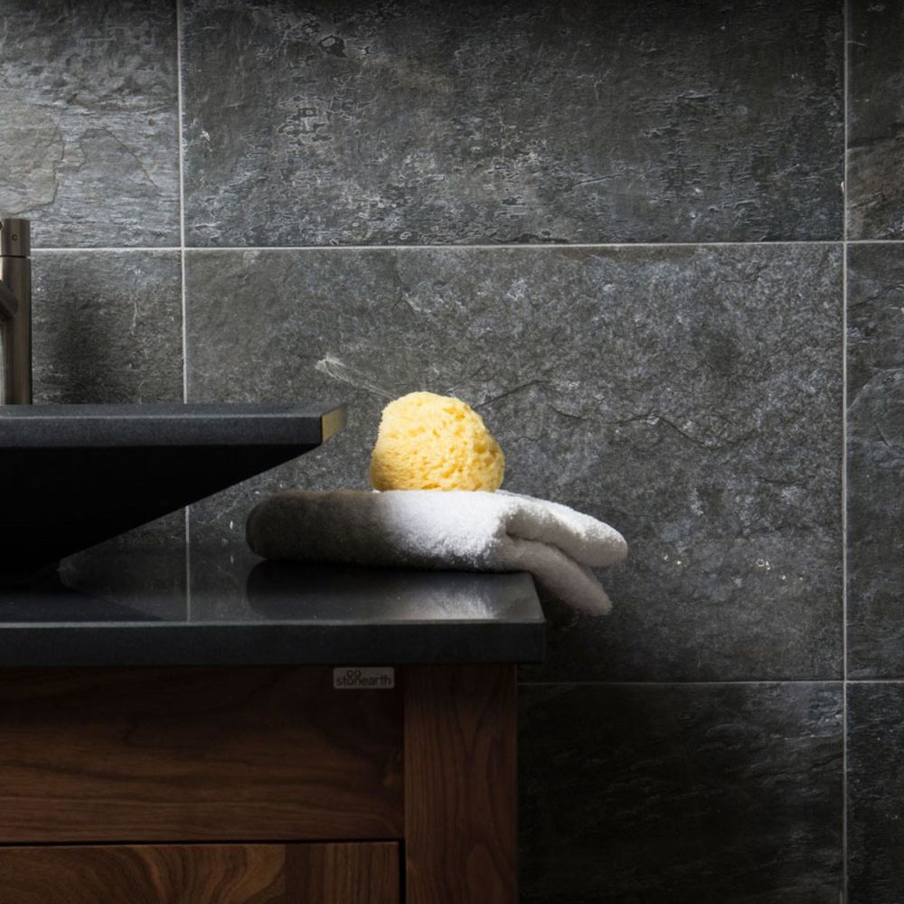 Artisan Glazed Anthracite Porcelain Matt Tile 400mmx600mm
