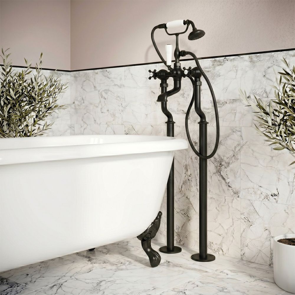Black Floor Standpipes