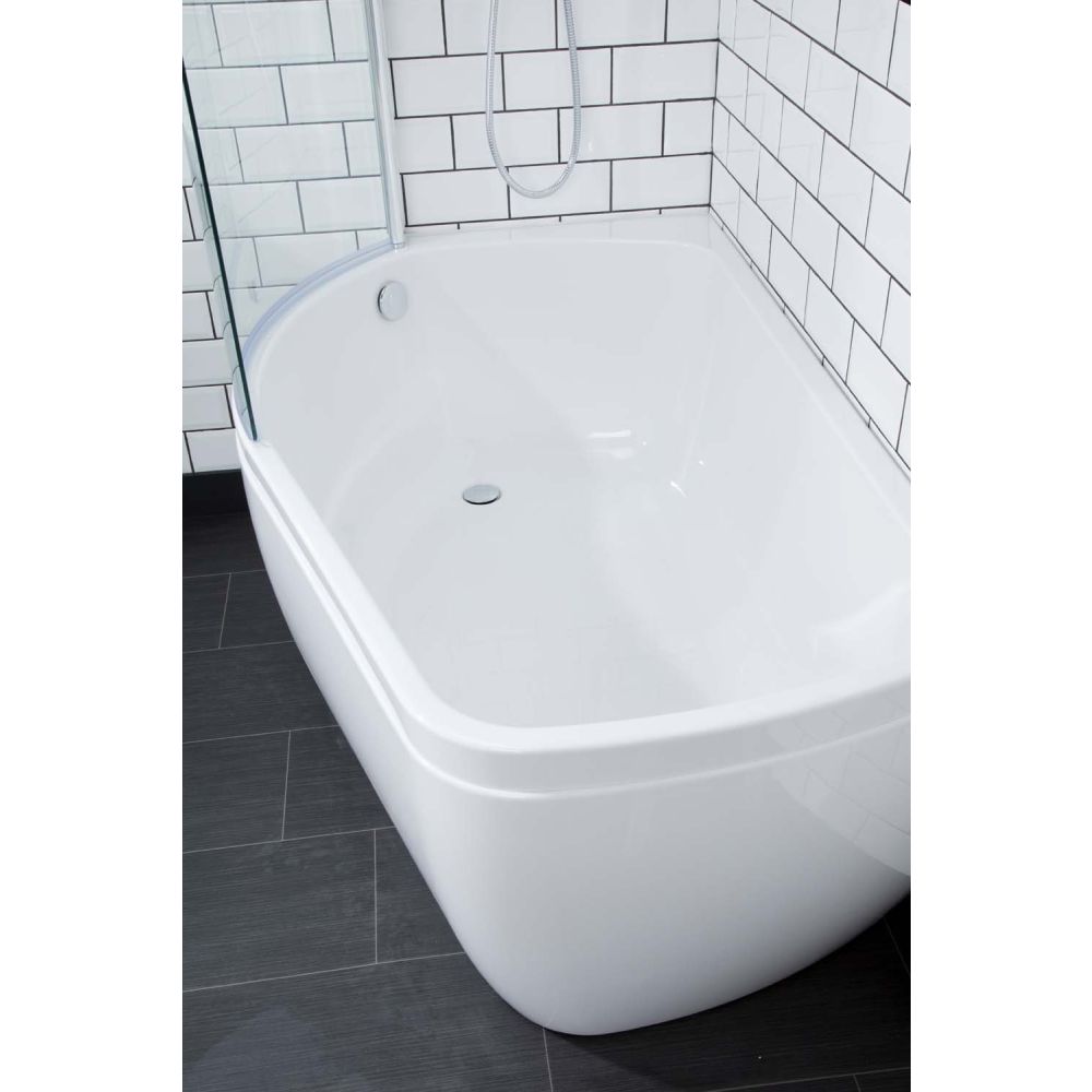 Carron Profile Shower Bath Left Hand Curved Bath Panel