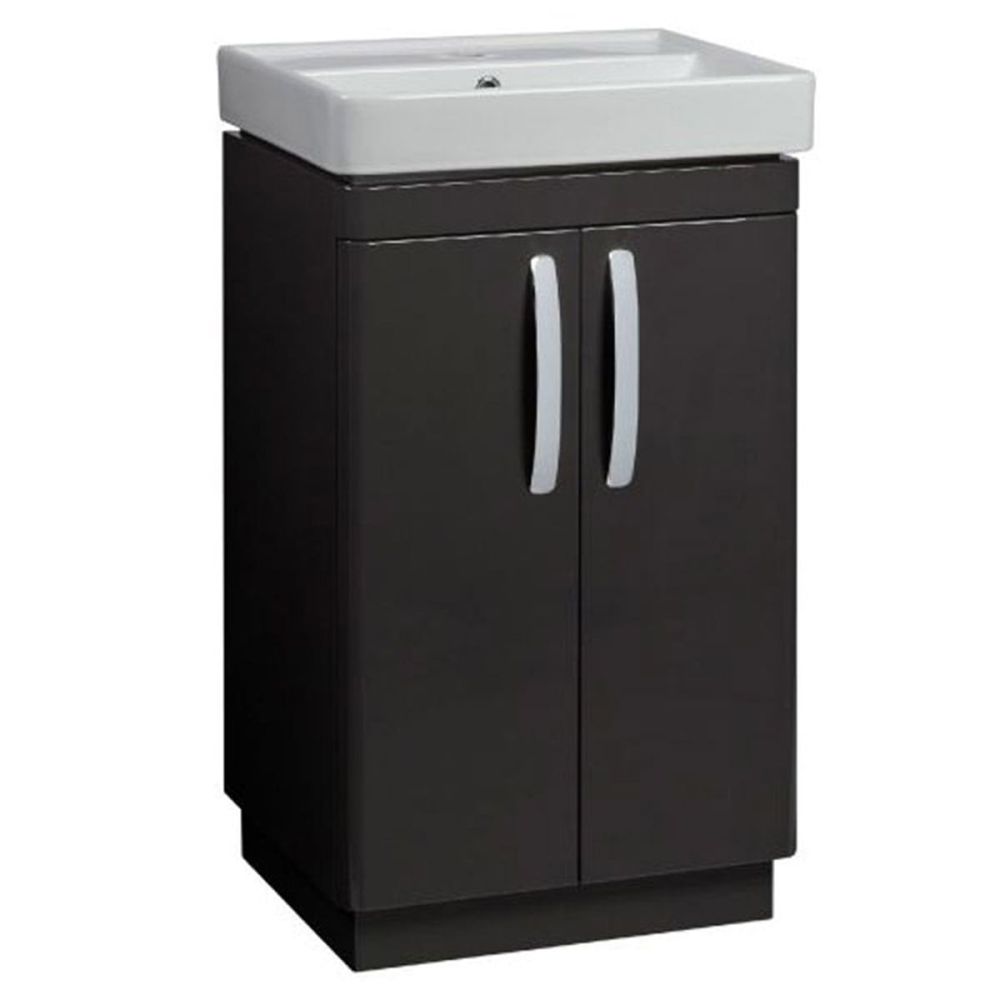 Tavistock Compass Clay Floor Standing Vanity Unit with Ceramic Basin 500mm