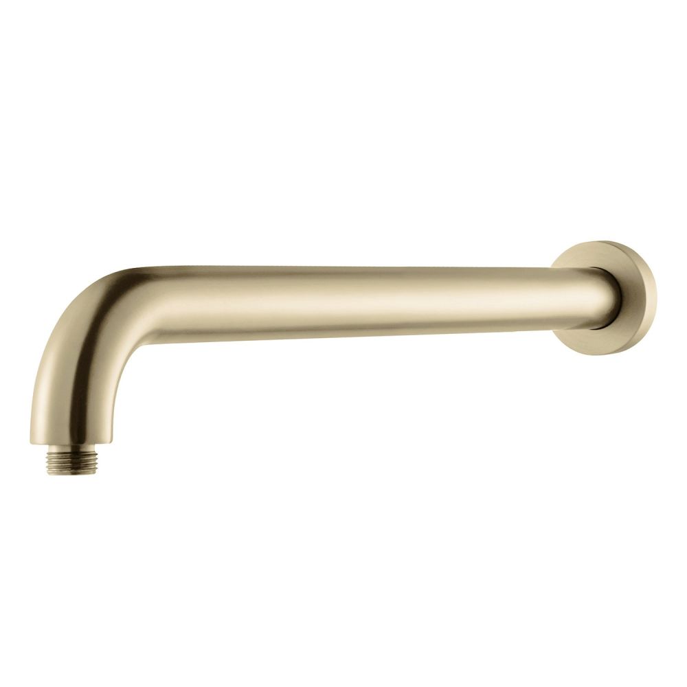 Flint Champagne Gold Round Shower Arm