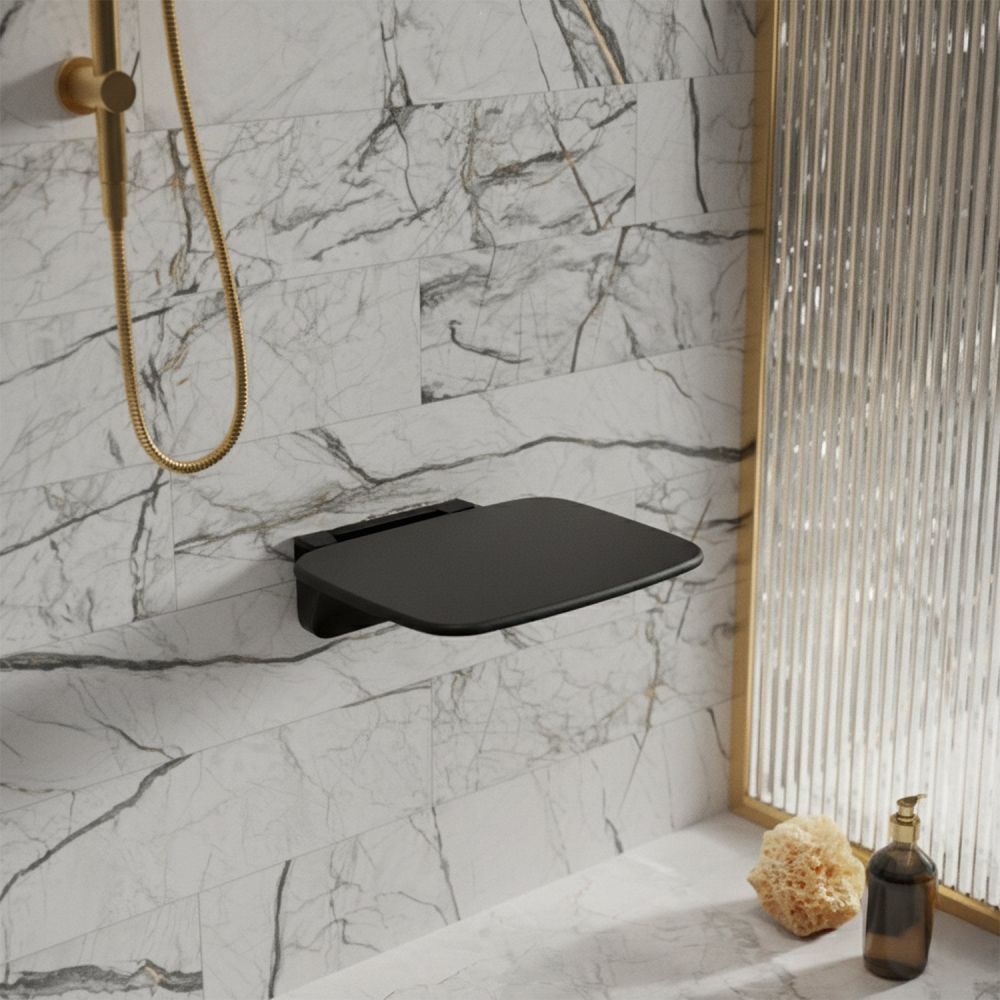 Black Shower Seat