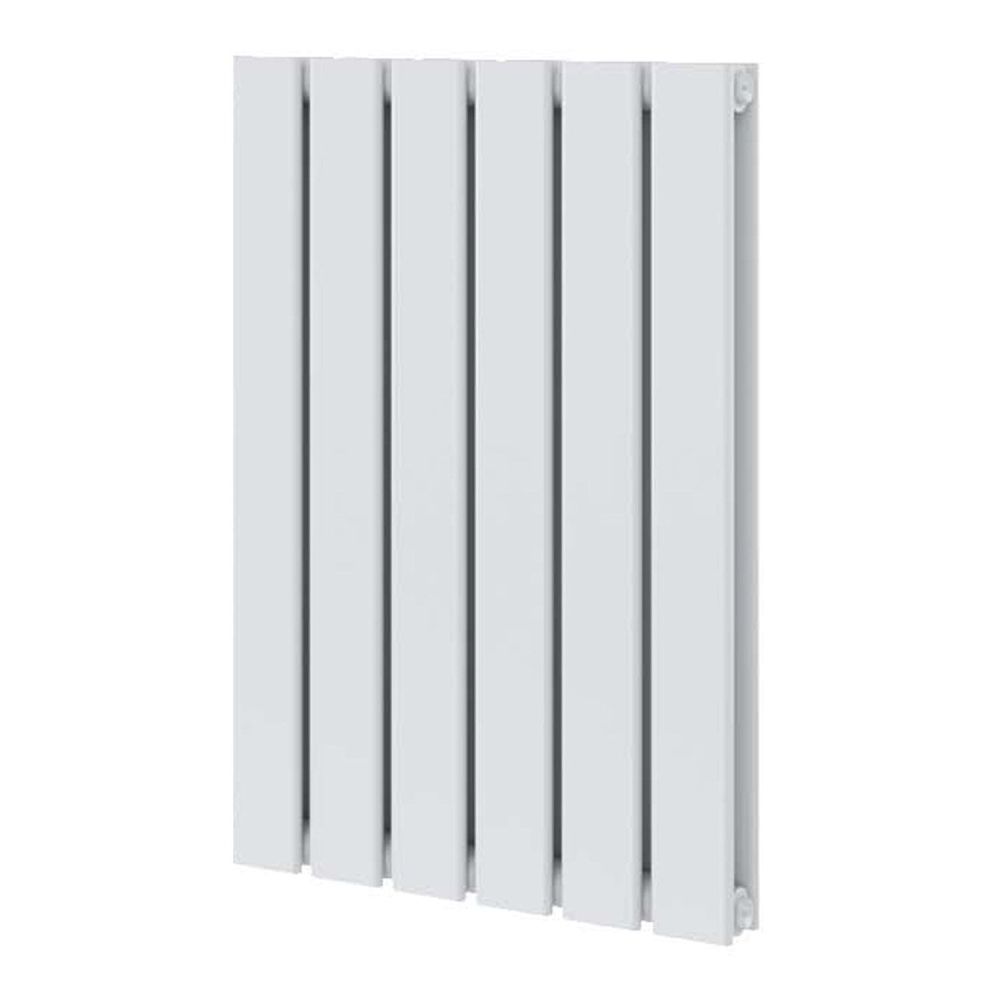 Perth White Double Vertical Flat Panel Radiator 600x408mm
